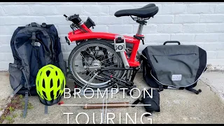 Most common set up for touring with a Brompton folding bike