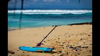 Wild Bali - SUP surfing session/ Сап сёрфинг на диких пляжах Бали