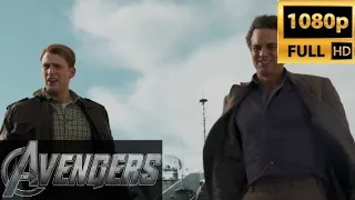 The Avengers (2012)-Steve Rogers Meets Bruce Banner & Natasha Romanoff Movie Clip