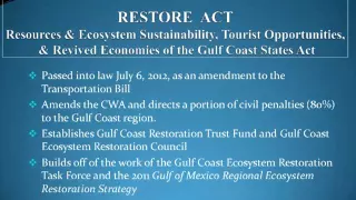 Webinar: The Restore Act and the Future of the Gulf Coast