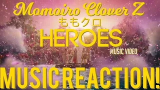 THAT’S SO UNIQUE!!😁💖Momoiro Clover Zももクロ - Heroes -MUSIC VIDEO- | Music Reaction🔥