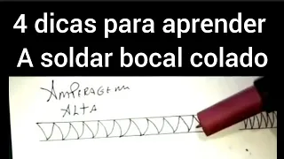 Como soldar bocal colado e em amperagens diferentes