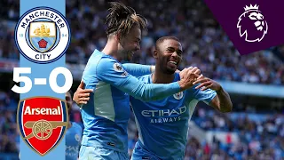 HIGHLIGHTS | MAN CITY 5-0 ARSENAL | Torres, Jesus, Rodri, Gundogan