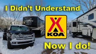 Now I understand KOA campgrounds!