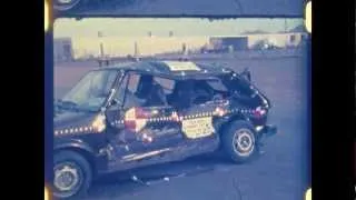 VW Rabbit vs Olds Cutlass | 1976/79 | Crash Test | NHTSA | CrashNet1