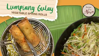Lumpiang Gulay: Fried Vegetable Spring Rolls