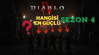 DIABLO 4 SEZON 4 BEST BUILDLERE BAKIYORUZ