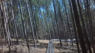 Blue Ridge Mountain Coaster - Yogi Bear's Jellystone Park (North Carolina) (4K HD POV) - April 2024