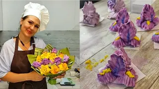 💠🍇🍃Зефирные ирисы💛🍇Marshmallow irises🌴 от Карины Загоскиной school.pekarina