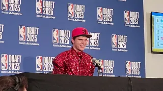 Gradey Dick 2023 NBA draft interview - the new Toronto Raptors rookie