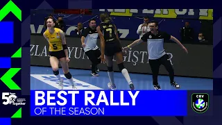 Most Intense Rally of the Season: VakifBank ISTANBUL vs Fenerbahce Istanbul I Semifinals #clvolleyw