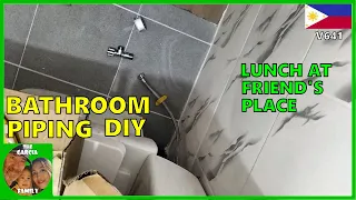 FOREIGNER BUILDING A CHEAP HOUSE IN THE PHILIPPINES - BATHROOM PIPING DIY - THE GARCIA FAMILY