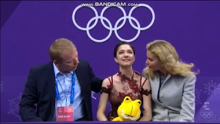 Evgenia Medvedeva Olympics 2018 Kiss n Cry reaction