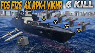 FGS F126 4X RPK-1 VİKHR GAMEPLAY - Modern Warships