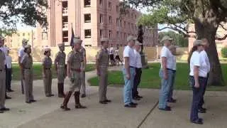Texas A&M Corps of Cadets FOW Evening Formation '13