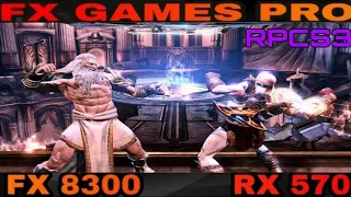 RPCS3 GOD OF WAR 3 KRATOS VS ZEUS FX 8300 + RX 570 (FX 8300 2022)