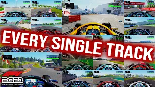 Here's Every Single Track On F1 2021 (Full Hotlaps)