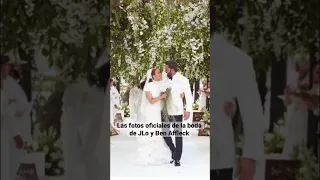 Fotos oficiales de la boda de JLo y Ben Affleck