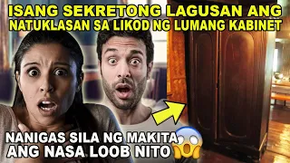 ISANG SEKRETONG LAGUSAN ANG NAKITA SA LIKOD NG LUMANG KABINET NANIGAS SILA NG MAKITA ANG NASA LOOB