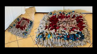 DIY: Extra Soft and Fluffy Rag Rug out of Old Blankets {MadeByFate} #515