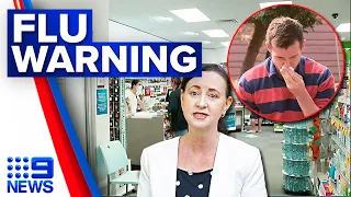 QLD authorities warn catching COVID-19 and the flu could be ‘severe’ | 9 News Australia