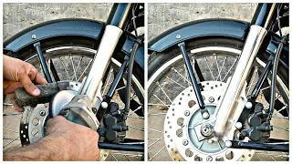 Royal Enfield | Front shocker buffing technique | Mehra Riderzz | DIY |