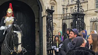 Ignorant Tourist IDIOTS laugh at The King's Guard!