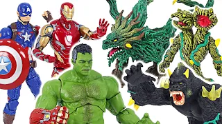 Marvel Avengers Hulk, Iron-Man VS Plant Monster, Jungle Creature! | DuDuPopTOY