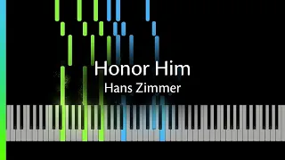 Honor Him (Piano Tutorial + Sheet Music) - Hans Zimmer