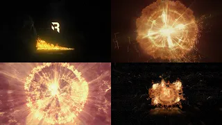 Fire Shockwave Logo Reveal For After Effects Template