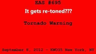 2 Tornado Warnings (EAS #694+695)