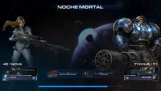 StarCraft II Coop Brutal Noche Mortal Comandante NOVA