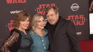 Marilou York and Mark Hamill at Star Wars The Last Jedi Premiere