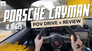 POV DRIVE + REVIEW - PORSCHE CAYMAN GTS 4.0 PDK 400 hp - Best car I ever got to drive! #porsche