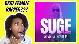 Nicki Minaj - SUGE (Remix) REACTION!