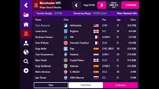 Football manager 2021 mobile (Man Utd episode 1)