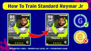 How To Train Neymar Jr After New Update In eFootball 2023 Mobile || How To Train Neymar in eFootball
