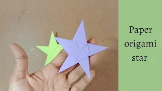 Diy Paper origami star || simple and easy || paper craft || tutorial