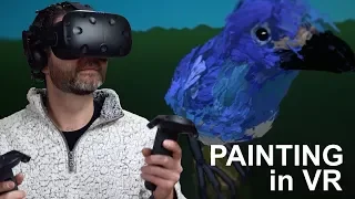 Painting in VR - Google Tilt Brush