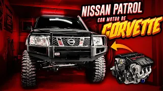 NISSAN PATROL... ¿CON MOTOR DE CORVETTE?? 🇺🇸 - Al Mejor estilo DE DUBAI con su LS3 MODIFICADO