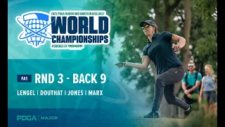 2023 PDGA Amateur and Jr Worlds | FA1 R3B9 Lead Card | Lengel, Douthat, Jones, Marx