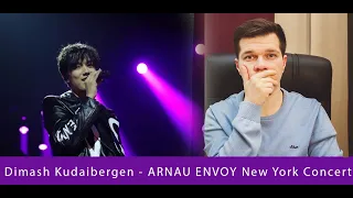 REACTS TO DIMASH- Golden ARNAU ENVOY New York Concert (Barclays Center)