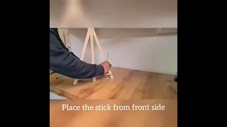 Assembly of Easel stand By Wesurprise for chalkboard posters/boards