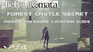 NieR: Automata Forest Castle Secret, Hidden Treasure Subquest Location Walkthough (PS4)