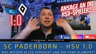 SC Paderborn - HSV 1:0 | ANSAGE an die HSV-Spieler! Mal wieder alles verkackt und die Fans blamiert!