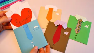 DIY Easy and Beautiful Card for Father's Day / Father's Day Gift ideas / Handmade greeting card