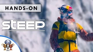 Steep Gameplay - The Best Tricks, Stunts & Gold Medal Runs - 8 Minutes Hands-On (E3 2016 )