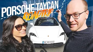 NEUER TAYCAN Check: Klappt die Langstrecke und können wir den Porsche laden? (Roadtrip)