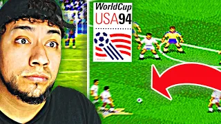 REACTING to FREE KICKS from FIFA 94 to FIFA 23!!