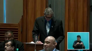 Fijian Assistant Minsiter for Environment responds to the President's opening address